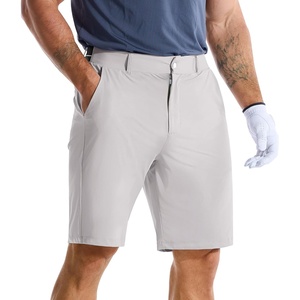 image:imageBROKIG 9 Mens Casual Golf Shorts Tailored Fit Work ShortsLight Grey