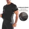 image:imageBROKIG 3Pack Mens Lightweight Muscle Gym Shirts Workout Athletic T Shirt  Irregular HemSide SplitsUnderarm MeshMuscle Shaping Seams Line4 Way StretchBreathableQuick DryShort SleeveComfortableBlackDark GreyLight Grey