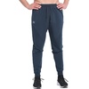 image:imageBROKIG Mens Workout Running Sweatpants Gym Jogger Pants Tapered Sweat Pants  Carrot Fit Ankle Cuffs Design Deep Zip PocketAthletic Sweat PantsCotton Polyester BlendElastic Waistband with DrawstringNavy Blue