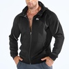 image:imageBROKIG Mens Zip Up Performance Track Running JacketsCasual Gym Hoodies  Lightweight Breathable Soft Dry Fit FullZip Workout Hoodies Daily Street wear Fitness Training Althletic Warm UpBlack