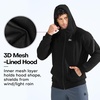 image:imageBROKIG Mens Zip Up Performance Track Running JacketsCasual Gym Hoodies  Lightweight Breathable Soft Dry Fit FullZip Workout Hoodies Daily Street wear Fitness Training Althletic Warm UpBlackdark Grey