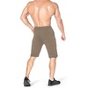 image:imageBROKIG Mens 7 Inch Slim Fit Gym Workout Shorts Tapered Running Shorts  Fitted Hidden Zipper Pocket Duable Knee Long Athletic Jogger Shorts for Squat Weightlifting Training Lounging Casual WearBeige