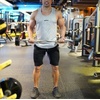 image:imageBROKIG Mens 7 Inch Slim Fit Gym Workout Shorts Tapered Running Shorts  Fitted Hidden Zipper Pocket Duable Knee Long Athletic Jogger Shorts for Squat Weightlifting Training Lounging Casual WearBlackdark Gray