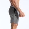 image:imageBROKIG Mens Slim Fit Performance Athletic Gym Shorts 7 Inch  ZeroArmor AntiChafingPremium Breathable Casual Comfort Zipper Pocket Cotton Shorts for Workout Running LoungingDark Grey