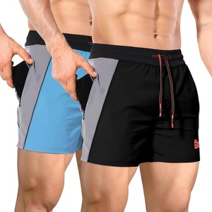 image:imageBROKIG Mens 5 Inch Athletic Fitted Gym Running Workout Shorts Zip Pocket  Lightweight Quick Dry Fit Stretch Moisture Breathable Stretch for Muscle Training Lifting Squat Powersports HIIT DeadliftBlackblue