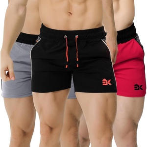 image:imageBROKIG Mens 5 Inch Athletic Fitted Gym Running Workout Shorts Zip Pocket  Lightweight Quick Dry Fit Stretch Moisture Breathable Stretch for Muscle Training Lifting Squat Powersports HIIT DeadliftBlackgreyred