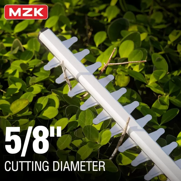 MZK 22.4'' Cordless Hedge Trimmer, 20V Bush Trimmer, Handheld Hedge Cutter, Grass Shrub Trimmer, Lightweight &amp; Compact Trimmer