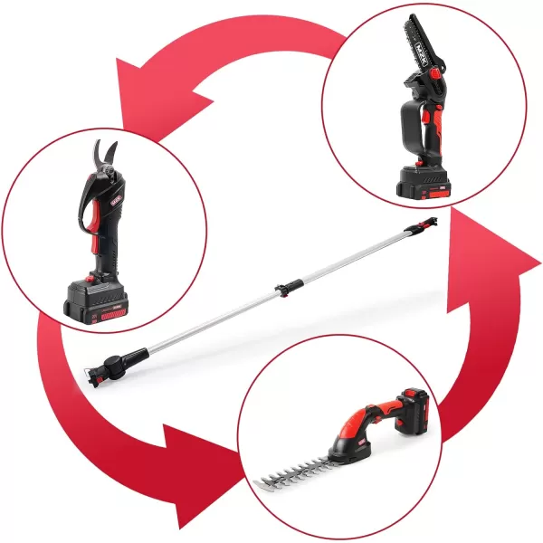 MZK Extension Pole Compatible Electric Pruning Shear