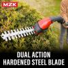 imageMZK 3in1 20V Pole Mini Hedge Trimmer ampamp Grass Shear 13ft Reach Electric Hedge Trimmer with Extension Pole MultiAngle for Garden LawnBattery and Charger IncludedHT08D11