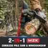 imageMZK 8 Cordless Pole Saw 4AH Battery Powered Pole Saws 13Foot Reach Chain Saw for Tree Trimming with Oiling System 20V Electric Pole Chainsaw MultiAngle HeadBattery and Fast Charger Included45