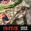 imageMZK 8 Cordless Pole Saw 4AH Battery Powered Pole Saws 13Foot Reach Chain Saw for Tree Trimming with Oiling System 20V Electric Pole Chainsaw MultiAngle HeadBattery and Fast Charger Included45