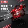 imageMZK 20V Brushless Leaf Blower 600CFM Electric Cordless Leaf Blower with 40Ah Battery and Fast Charger Lightweight for Patio Cleaning Lawn Care Blowing Fallen Leaves and Dust