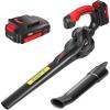 imageMZK Cordless Leaf Blower20V Battery Powered Leaf Blower for Lawn Care Electric Lightweight Mini Hand BlowerBattery ampamp Charger Included for Blowing Leaves Patio Cleaning Lawn Care and Dust199Ah Battery