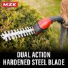 imageMZK 3in1 20V Pole Mini Hedge Trimmer ampamp Grass Shear 13ft Reach Electric Hedge Trimmer with Extension Pole MultiAngle for Garden LawnBattery and Charger IncludedHT08D11With Extension Pole  Up to 13Ft