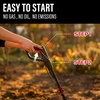 image:imageMZK 40V 12inch Cordless Garden Tiller 12In Width and 86In Depth Garden RototillerBattery Powered Garden Cultivator for LawnGardeningSoil Cultivation2  40Ah BatteryampCharger IncludedTC12D02Red