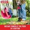 image:imageMZK 3in1 Electric Leaf Blower Vacuum Mulcher Corded  Blows vacuums and mulches leaves with 460 CFM airflow and 40L bag for gardens yards and walkwaysRed