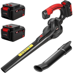 image:imageMZK 20V Cordless Leaf Blower Lightweight Battery Blower for Lawn Care amp Patio Cleaning Two 4Ah Batteries amp Charger Included LF20B16