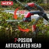 image:imageMZK 20V 2in1 Pole Hedge Trimmer amp Grass Shear 13Foot ReachRED