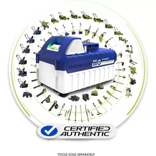 Snow Joe CERTIFIED AUTHENTIC 24V-2AMP-SK1R Rapid Starter Kit 