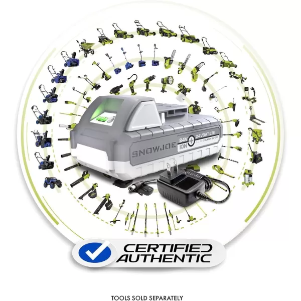 Snow Joe CERTIFIED AUTHENTIC 24V-2AMP-SK1R Rapid Starter Kit 