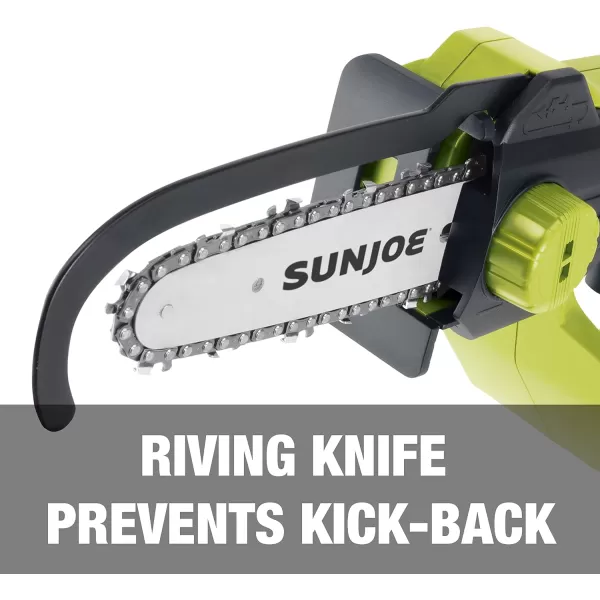 Sun Joe 24V-HCS-LTE-P1 24-Volt iON+ Cordless Mini Chainsaw, Green &amp; SWJ-OIL Premium Bar, Chain and Sprocket Oil, All Season Chainsaw Chain Lubrication, 1-Quart