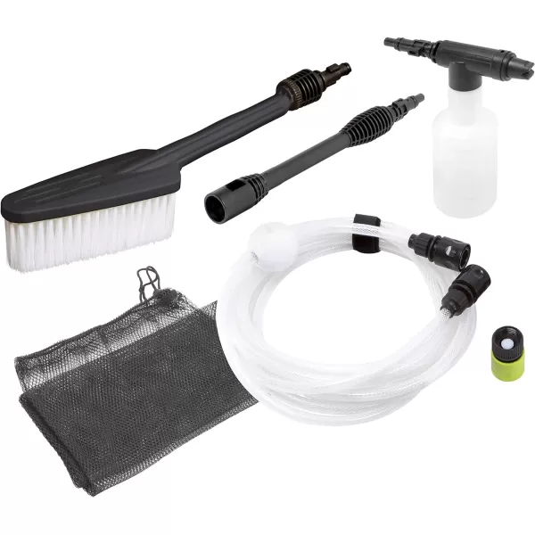 Sun Joe 24V-PP350-LTE-P1 24-Volt IONMAX Power Cleaner Kit, W/ 2.0-Ah Battery + Charger, Water Siphon Hose, Utility Brush, and more, Portable Cleaning On-The-Go)