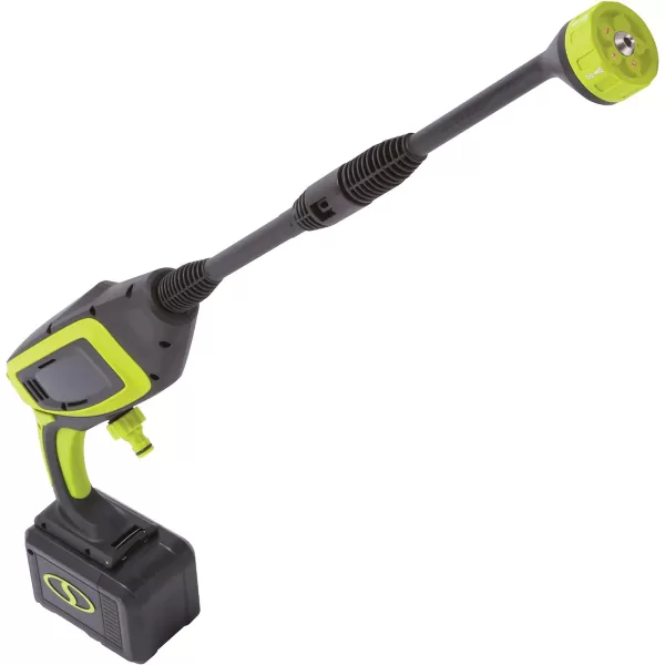 Sun Joe 24V-PP350-LTE-P1 24-Volt IONMAX Power Cleaner Kit, W/ 2.0-Ah Battery + Charger, Water Siphon Hose, Utility Brush, and more, Portable Cleaning On-The-Go)
