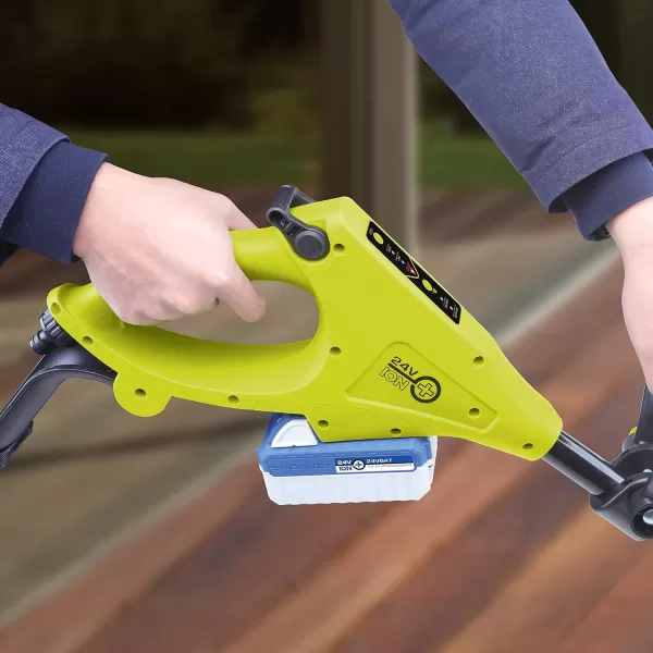 Sun Joe 24V-PSC 24-Volt IONMAX Cordless Surface &amp; Patio Cleaner Kit, Nylon Bristle Brushes, Dual Spray Nozzle, W/ 4.0-Ah Battery + Charger)