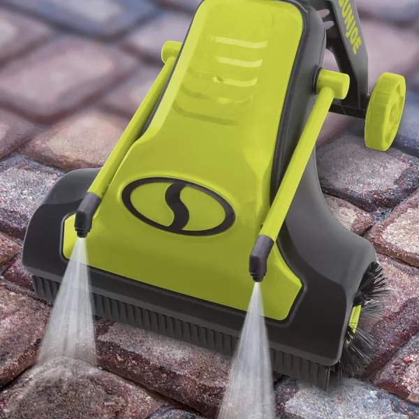 Sun Joe 24V-PSC 24-Volt IONMAX Cordless Surface &amp; Patio Cleaner Kit, Nylon Bristle Brushes, Dual Spray Nozzle, W/ 4.0-Ah Battery + Charger
