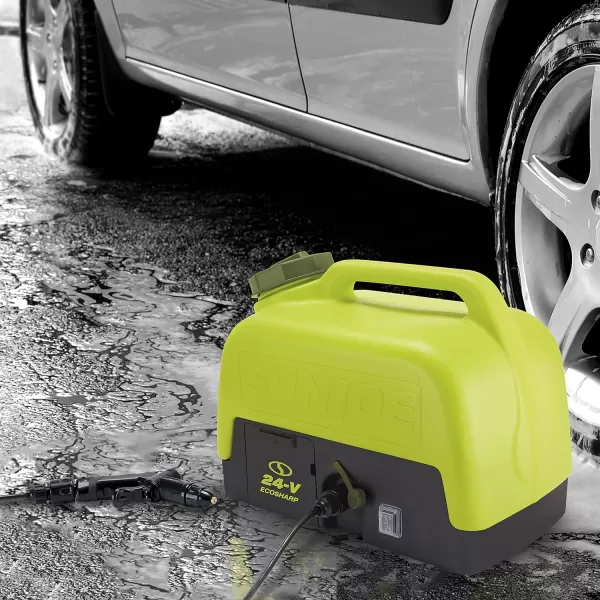 Sun Joe 24V WA24C-LTE IONMAX Cordless Go-Anywhere Portable Sink/Shower Spray Washer Kit, 5 Gal, w/ 2.0Ah Battery + Charger