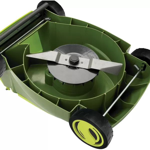 Sun Joe MJ401E-PRO Electric Lawn Mower w/Collapsible Handle, 3-Position Height Control, 10.6-Gallon Bag and Side Discharge Chute, 14"/13 Amp, Green
