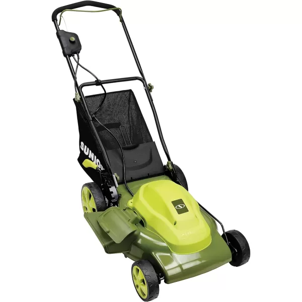 Sun Joe MJ408E-PRO 20-Inch 12-Amp Bag-Mulch, Side Discharge Chute Electric Lawn Mower, green