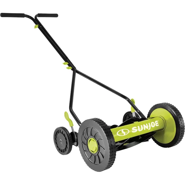 Sun Joe MJ503M 14-Inch Quad Wheel 9-Position Manual Reel Mower