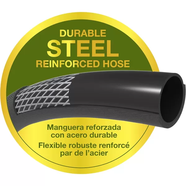 Sun Joe SPX-25HD 25-ft Universal Heavy-Duty Pressure Washer Extension Hose for SPX Series and Others, Black, Packaging may vary