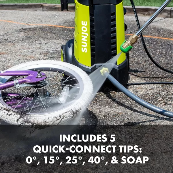 Sun Joe SPX3001 14.5 Amp Electric Pressure Washer with Hose Reel