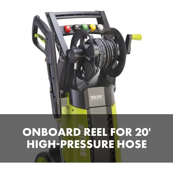 Sun Joe SPX3001 14.5 Amp Electric Pressure Washer with Hose Reel