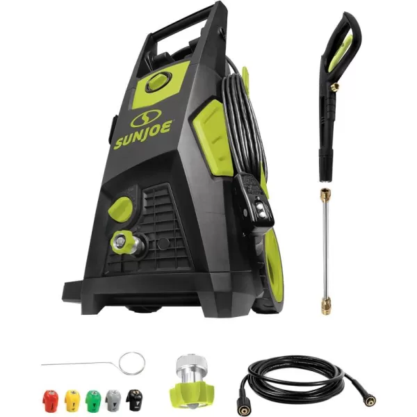 Sun Joe SPX3500 Brushless Induction Electric Pressure Washer, w/Brass Hose Connector