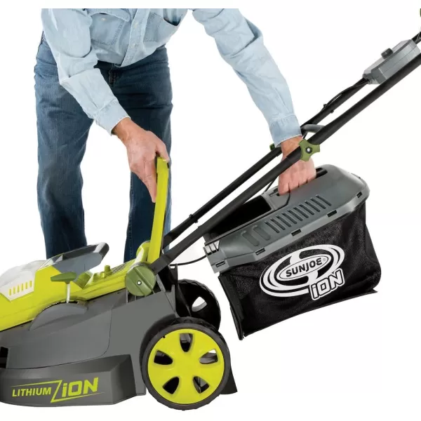 Sun Joe iON16LM 40-Volt 16-Inch Brushless Cordless Lawn Mower, Kit , ION16LM Mower)