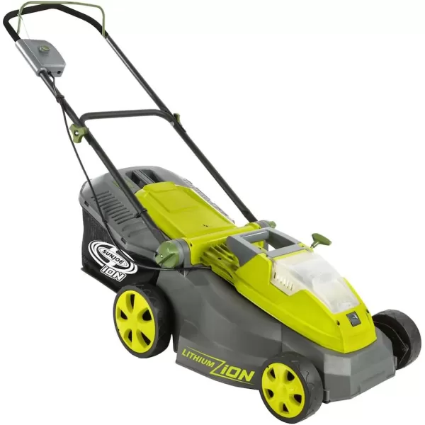 Sun Joe iON16LM 40-Volt 16-Inch Brushless Cordless Lawn Mower, Kit , ION16LM Mower)