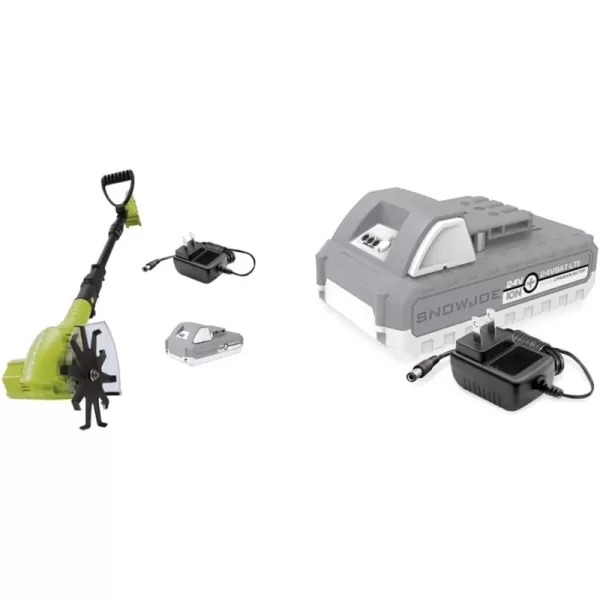 Kit (w/2.0-Ah Battery + Charger) Tiller/Cultivator + charger, G424V2AMPSK1 Tiller + Weeder, .9-Inch Tilling Width