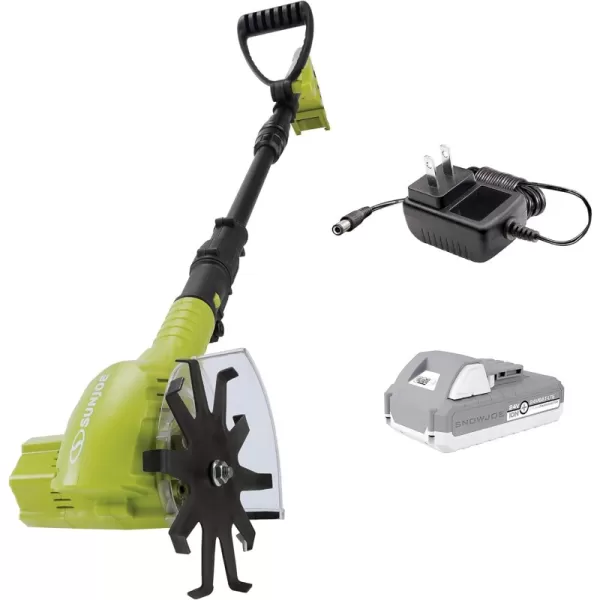 Kit (w/2.0-Ah Battery + Charger) Tiller/Cultivator Tiller + Weeder, .9-Inch Tilling Width