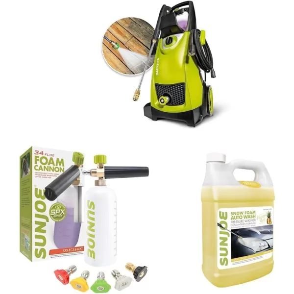 Pressure Washer Washer + Foam Cannon + Cleaner