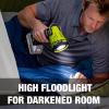 imageSun Joe 24V1500FLLTE 24V IONMAX Cordless 1500Max Lumen LED Handheld FlashlightSpotlightFloodlight 700Yard Illumination 90Degree Pivot Head Belt Hook w 20Ah Battery and ChargerKit w20Ah battery  charger