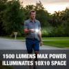 imageSun Joe 24V1500FLLTE 24V IONMAX Cordless 1500Max Lumen LED Handheld FlashlightSpotlightFloodlight 700Yard Illumination 90Degree Pivot Head Belt Hook w 20Ah Battery and ChargerKit w20Ah battery  charger