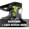 imageSun Joe 24V1500FLLTE 24V IONMAX Cordless 1500Max Lumen LED Handheld FlashlightSpotlightFloodlight 700Yard Illumination 90Degree Pivot Head Belt Hook w 20Ah Battery and ChargerKit w20Ah battery  charger