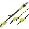 imageSun Joe 24VGTS4004XT 24V IONMAX BlowerHedge Trimmer ampamp 8in Pole Saw Kit w2x24V 20Ah Batt Charger ampamp Pole24VGTS4004XT Kit w 2 x 20Ah Batteries  Dual Port Charger