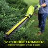 imageSun Joe 24VGTS4004XT 24V IONMAX BlowerHedge Trimmer ampamp 8in Pole Saw Kit w2x24V 20Ah Batt Charger ampamp PoleGTS4002C Kit w 20Ah Battery  Charger