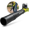 imageSun Joe 24VTBLTEP1 24Volt IONMAX Jet Blower Cordless Compact Turbine Leaf Blower 100MPH Promotional Kit w 20Ah Battery and ChargerBlower