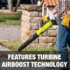 imageSun Joe 24VTBLTEP1 24Volt IONMAX Jet Blower Cordless Compact Turbine Leaf Blower 100MPH Promotional Kit w 20Ah Battery and ChargerBlower
