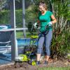 imageSun Joe 24VX2TLR14 48Volt iON Cordless Garden TillerCultivator Kit  W 2 x 20Ah Batteries and Charger